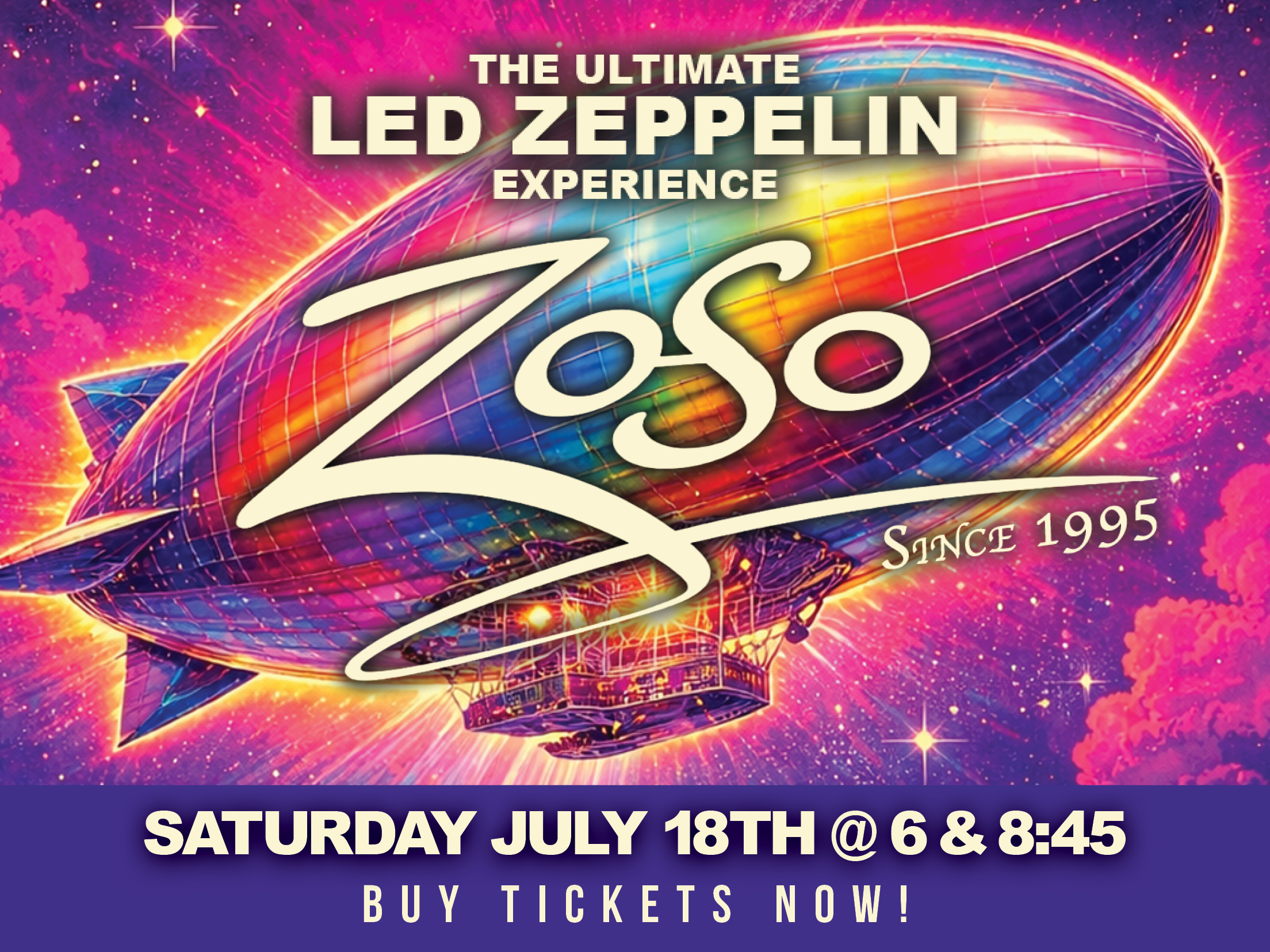 Lexington Village Theatre presents ”Zoso - The Ultimate Led